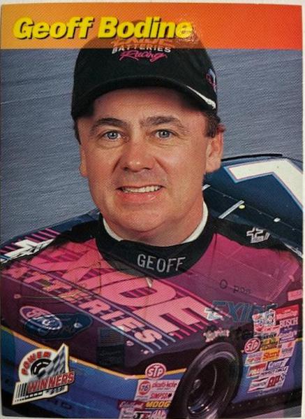 Geoff Bodine #PW24 Racing Cards 1994 Power Racing Pro Set NASCAR