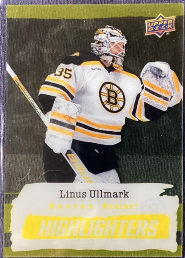 Linus Ullmark #HL-1 Hockey Cards 2023 Upper Deck Highlighters