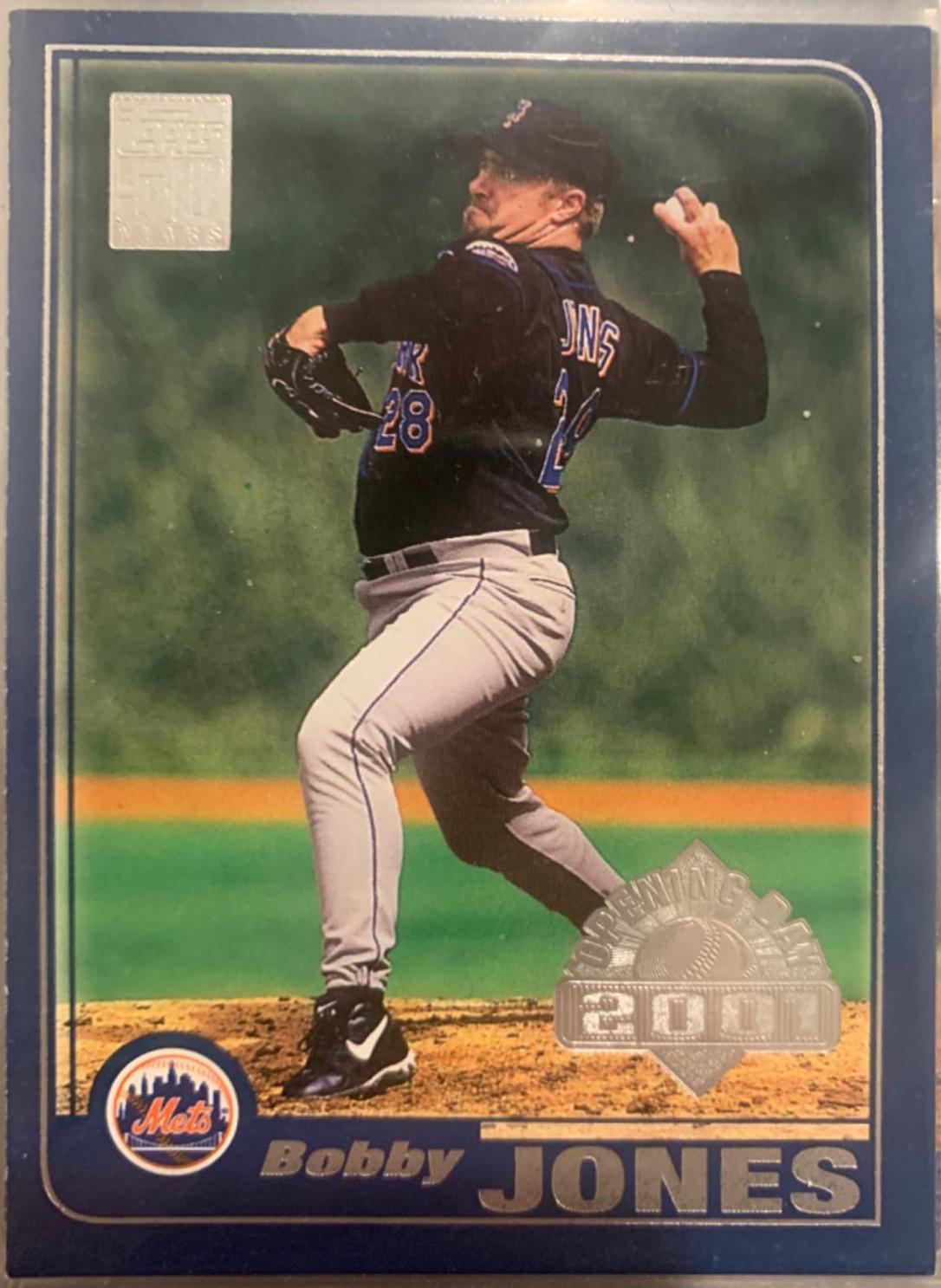 Bobby Jones #22 Baseball Cards 2001 Topps Opening Day