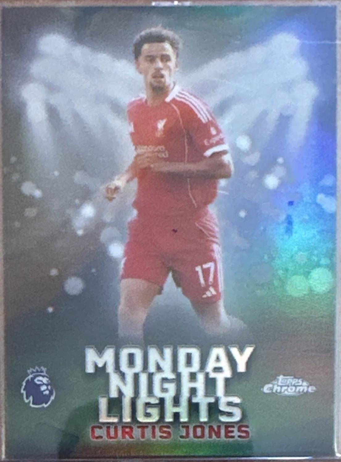 Curtis Jones #MNL-4 Prices | 2026 Topps Chrome Premier League