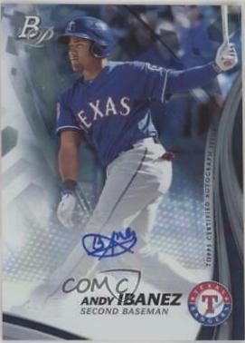 Andy Ibanez #TPA-AI Baseball Cards 2017 Bowman Platinum Top Prospects Autographs
