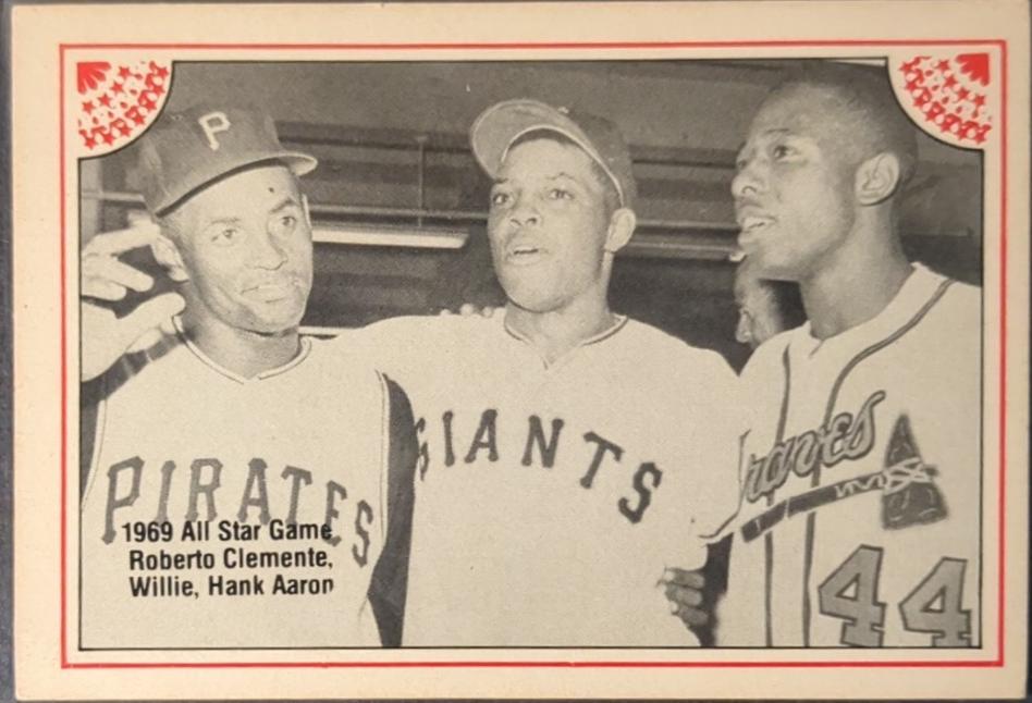 Willie Mays / Roberto Clemente / Hank Aaron #8 1983 Asa The Willie Mays Story Baseball