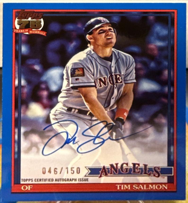Tim Salmon [Blue] #91A-TS