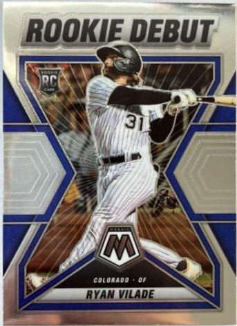 Ryan Vilade #RD-15 Baseball Cards 2022 Panini Mosaic Rookie Debut