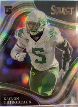 Kayvon Thibodeaux #SNKT Football Cards 2022 Panini Select Draft Picks Numbers