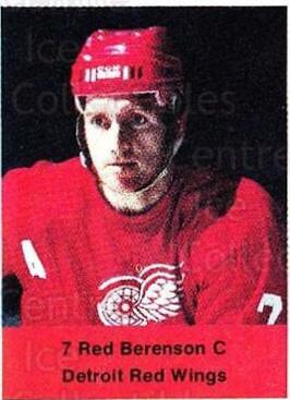 Red Berenson Hockey Cards 1974 NHL Action Stamps
