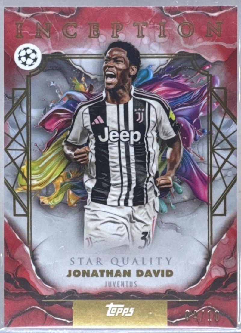 Jonathan David #68 2025 Topps Inception UEFA