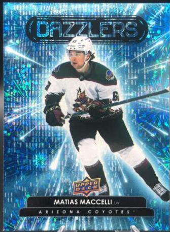 Matias Maccelli #DZ-82 2022-23 Upper Deck Hockey Dazzlers