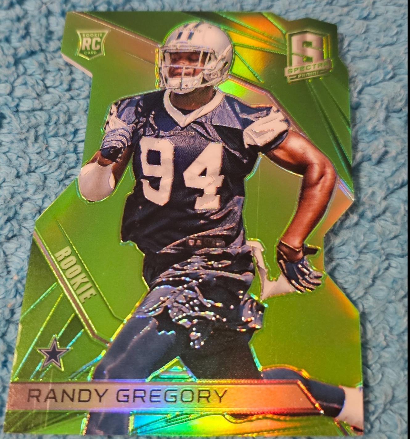 Randy Gregory [Neon Green Die Cut] #157