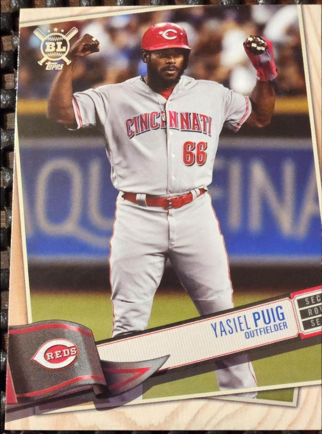 Yasiel Puig #4 Baseball Cards 2019 Topps Big League
