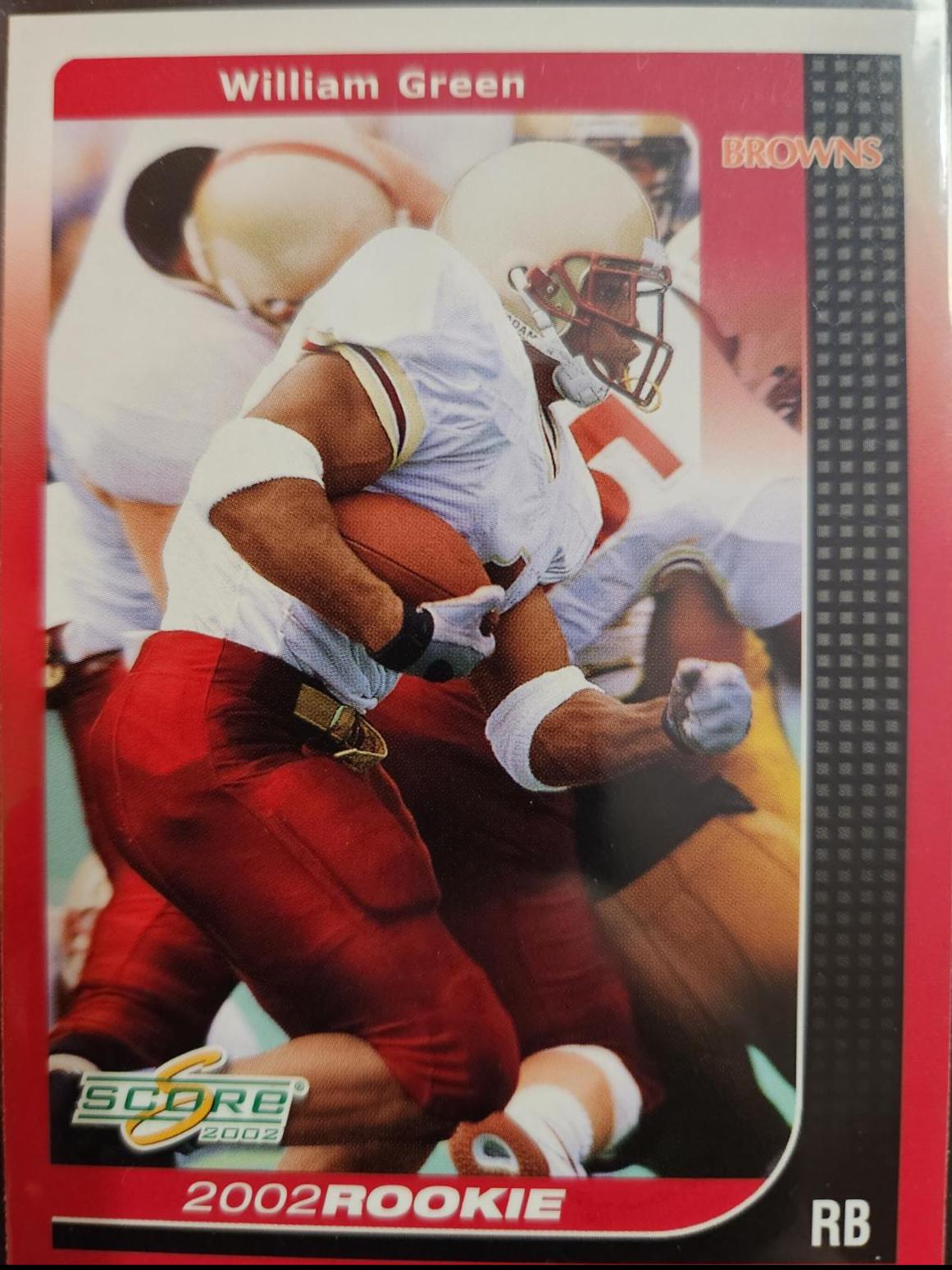 William Green #261 Football Cards 2002 Panini Score