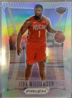 Zion Williamson #8 Basketball Cards 2020 Panini Prizm Flashback