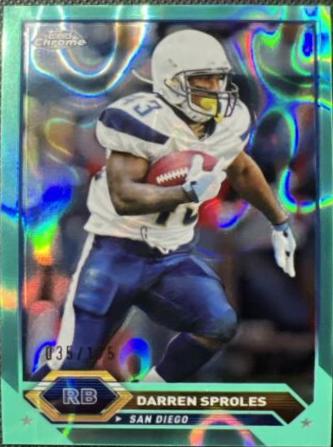 Darren Sproles [Aqua Lava Refractor] #31
