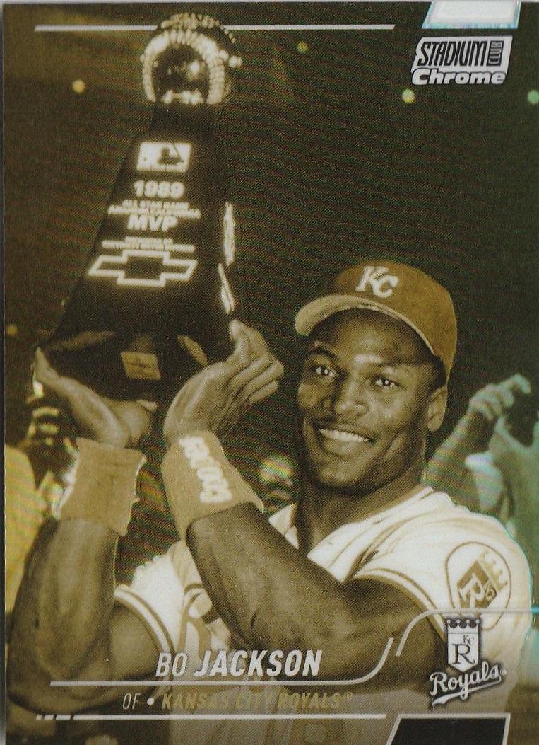 Bo Jackson [Chrome Gold Minted] #95