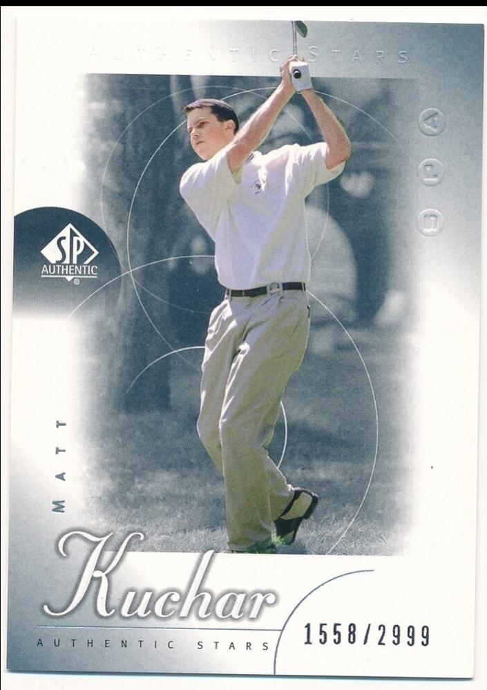 Matt Kuchar #77 2001 Sp Authentic Golf