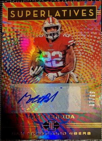 Matt Breida #SU36 2020 Panini Illusions Football Superlatives