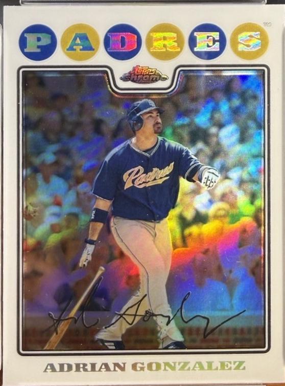Adrian Gonzalez [Refractor] #128