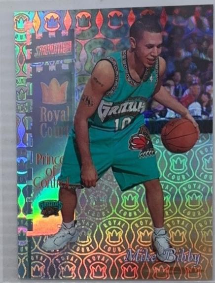 Mike Bibby #RC12 Basketball Cards 1998 Stadium Club Royal Court
