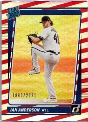 Ian Anderson #47 2021 Panini Donruss Baseball