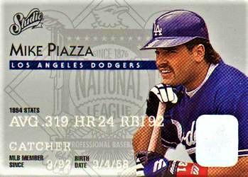 Mike Piazza #4 Baseball Cards 1995 Studio