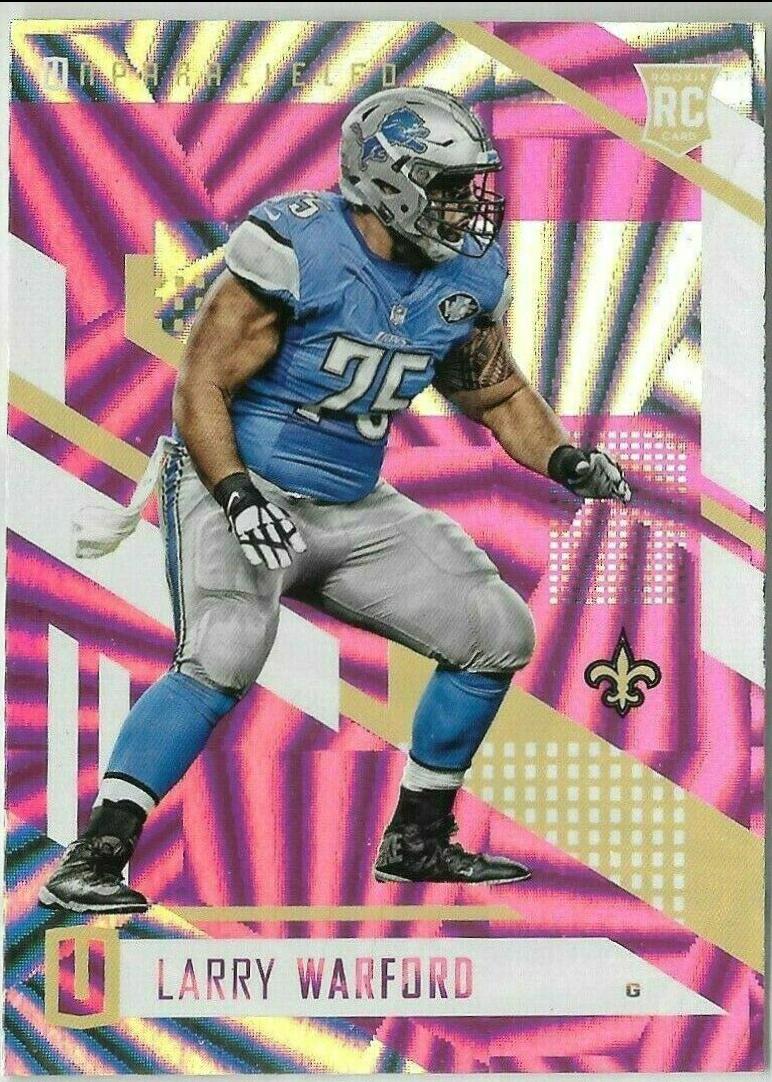 Larry Warford #132 Football Cards 2017 Panini Unparalleled