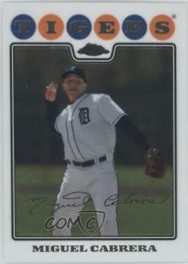 Miguel Cabrera #5 Baseball Cards 2008 Topps Chrome