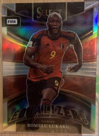 Romelu Lukaku #22 Soccer Cards 2022 Panini Select FIFA Equalizers