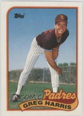 Greg Harris #194 Baseball Cards 1989 Topps Tiffany