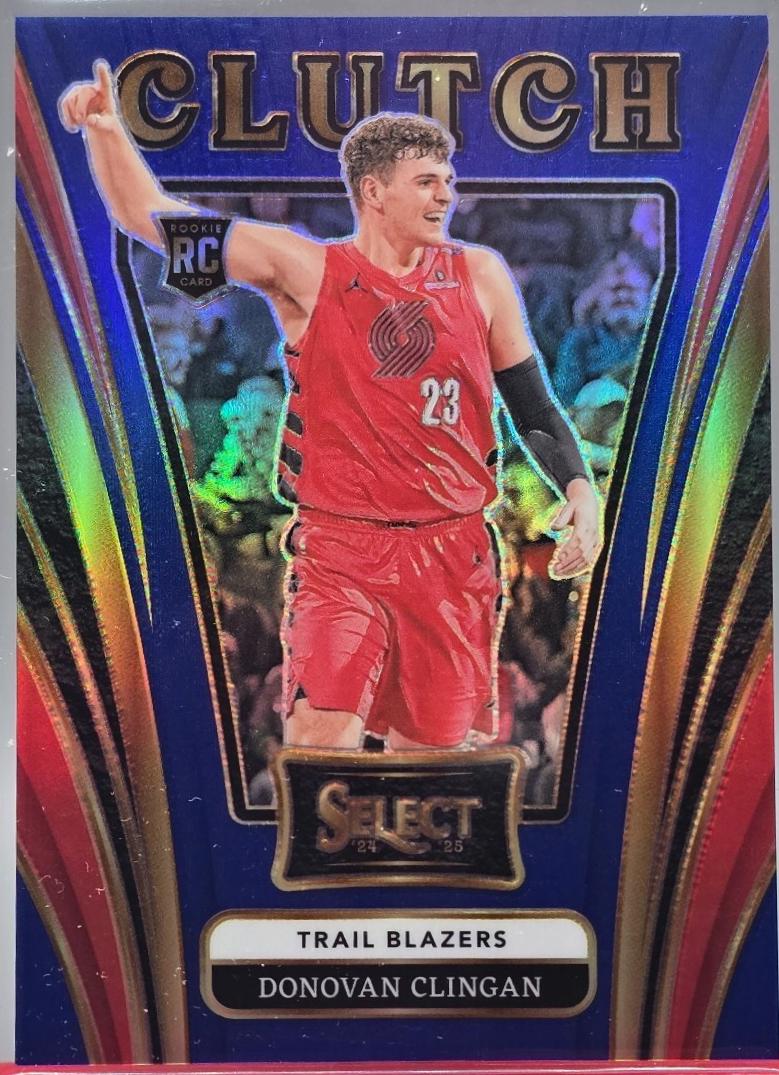 Donovan Clingan [Blue Prizm] #18