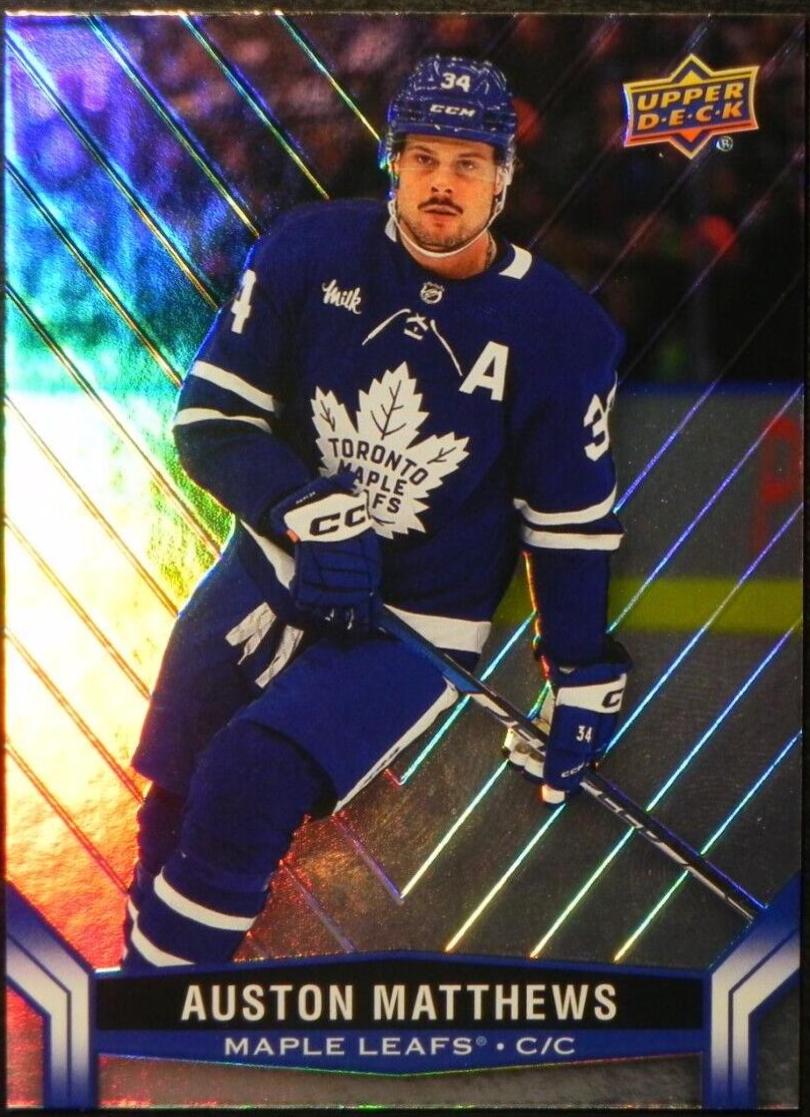 Auston Matthews #34 Hockey Cards 2023 Upper Deck Tim Hortons