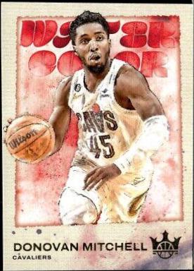 Donovan Mitchell #3 Basketball Cards 2023 Panini Court Kings Water Color