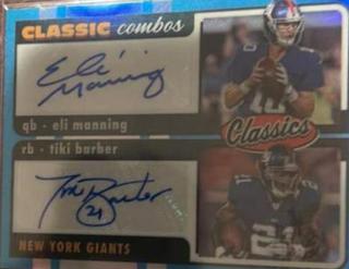 Eli Manning, Tiki Barber
