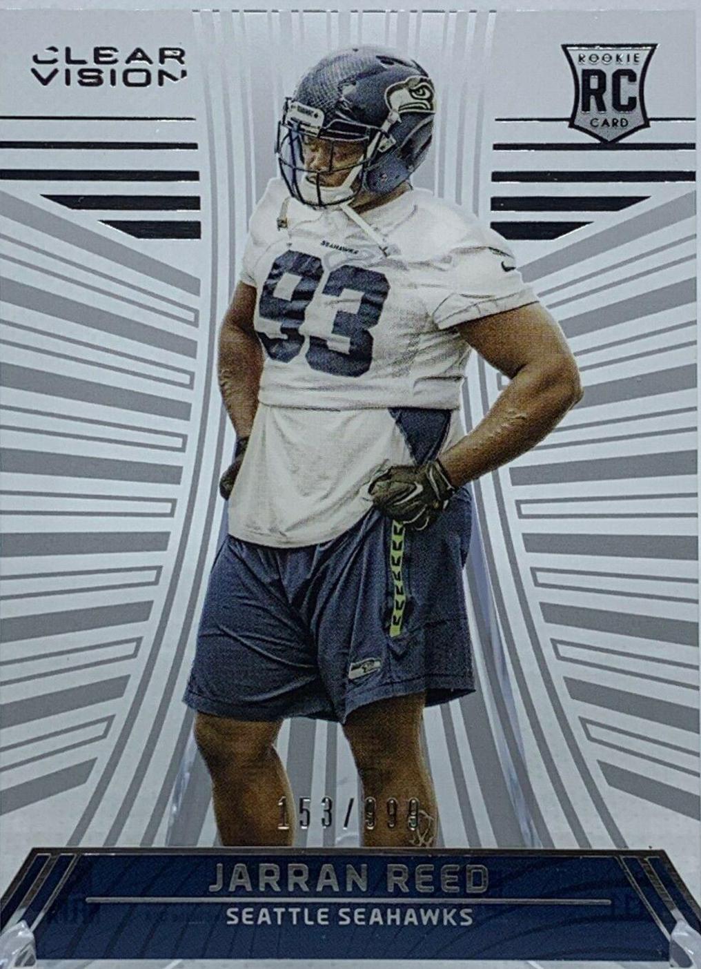 Jarran Reed #111 2016 Panini Clear Vision Football