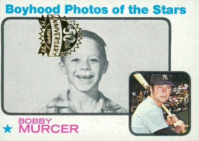 Bobby Murcer #343 2022 Topps Heritage 50th Anniversary Buyback Baseball