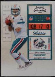 Chad Henne #50 Football Cards 2010 Playoff Contenders