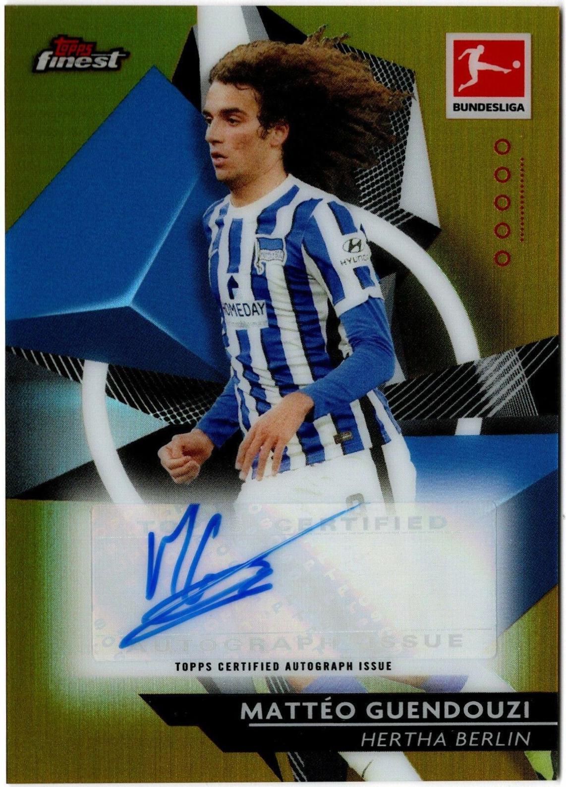 Matteo Guendouzi [Gold Refractor] #BCA-MGU