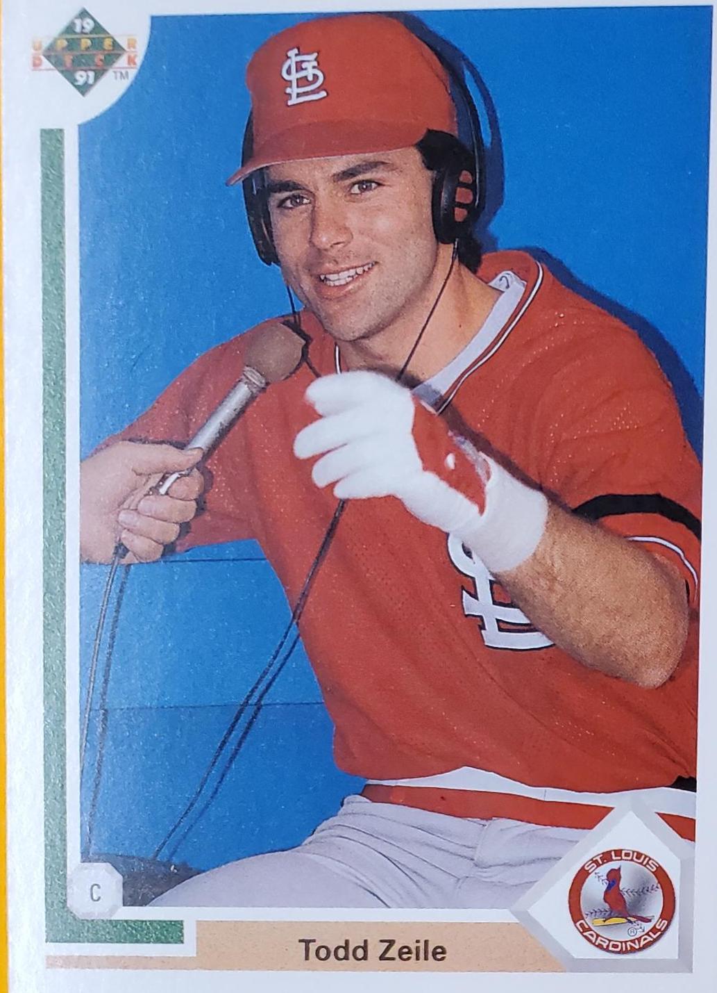 Todd Zeile #164 Baseball Cards 1991 Upper Deck