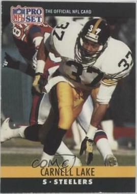 Carnell Lake #269 1990 Pro Set Fact Cincinnati Football