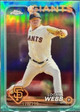 Logan Webb [Aqua Refractor] #168