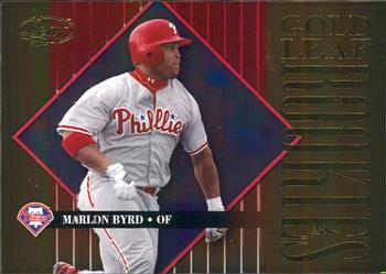 Marlon Byrd #GL2 Baseball Cards 2002 Leaf Gold Rookies