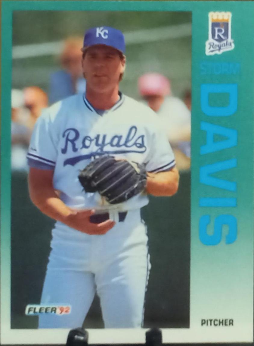 Storm Davis #155 Baseball Cards 1992 Fleer