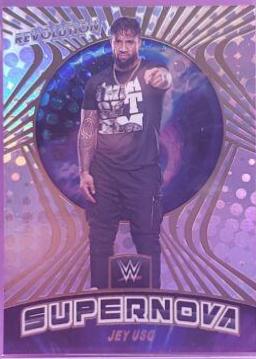 Jey Uso #3 Wrestling Cards 2022 Panini Revolution WWE Supernova