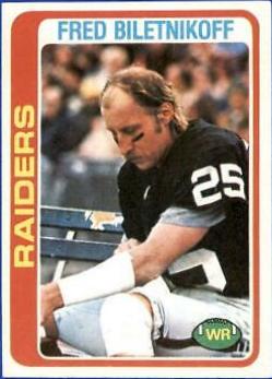 Fred Biletnikoff #415 Football Cards 1978 Topps