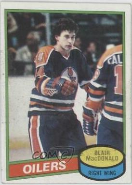 Blair MacDonald #32 Hockey Cards 1980 Topps