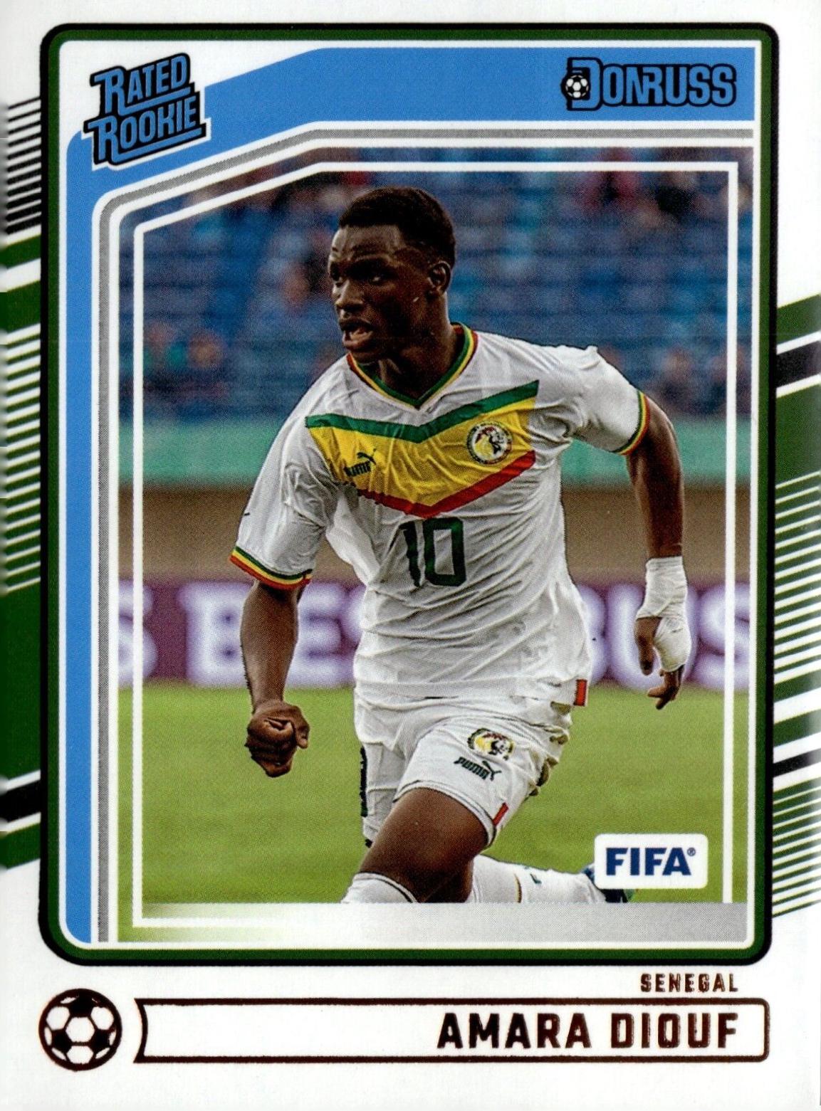 Amara Diouf #190 Soccer Cards 2024 Panini Donruss