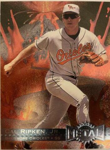 Cal Ripken Jr. #9 Baseball Cards 1996 Metal Universe