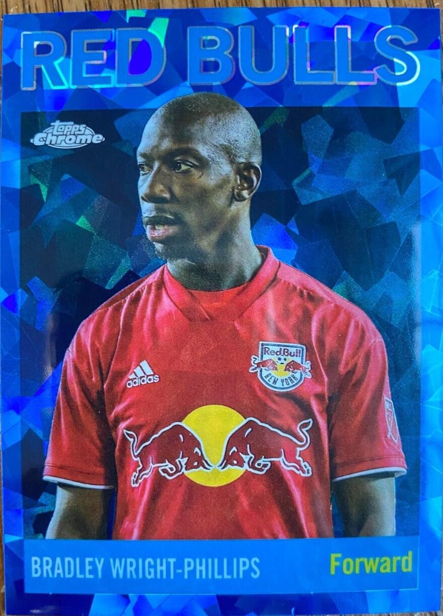 Bradley Wright-Phillips #64T-20 Soccer Cards 2024 Topps Chrome Sapphire MLS 1964 Football