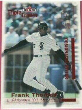 Frank Thomas #79 Baseball Cards 2001 Fleer Triple Crown