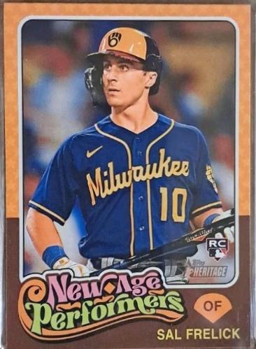 Sal Frelick #NAP-29 Baseball Cards 2024 Topps Heritage Mini New Age Performer