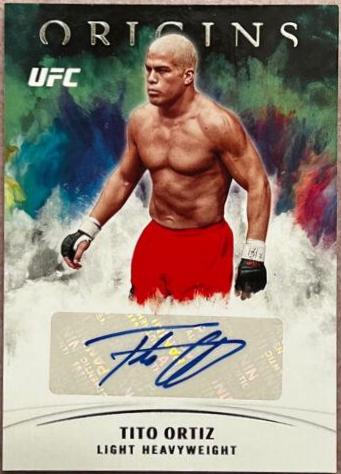 Tito Ortiz #OA-TOZ Ufc Cards 2022 Panini Chronicles UFC Origins Autographs